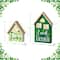 Glitzhome® Lighted St. Patrick's Wooden House Table Décor Set